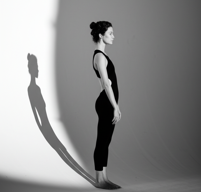 美しい姿勢のバレリーナ